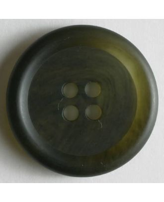 polyester button - Size: 23mm - Color: green - Art.No. 260922