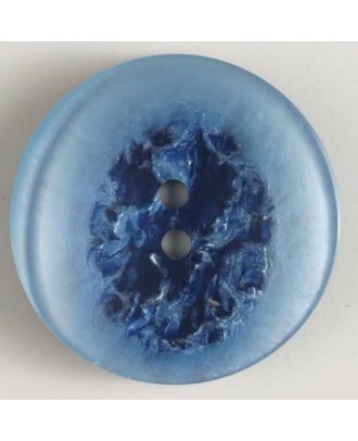 fashion button - Size: 34mm - Color: navy blue - Art.-Nr.: 370329