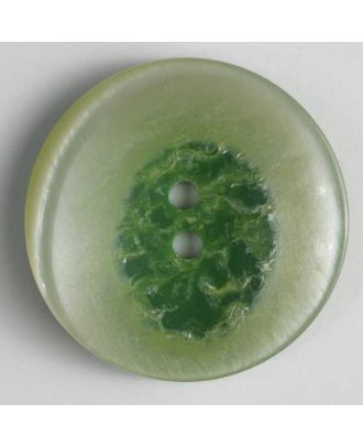 polyester button - Size: 25mm - Color: green - Art.No. 320505