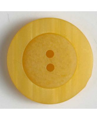 polyester button - Size: 23mm - Color: yellow - Art.No. 300849
