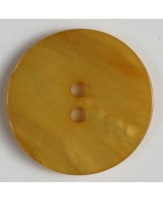 polyester button - Size: 15mm - Color: yellow - Art.No. 261011