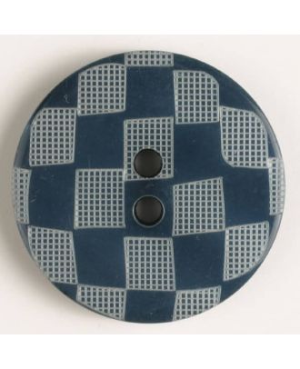 Fashion button - Size: 38mm - Color: navy blue - Art.No. 450041
