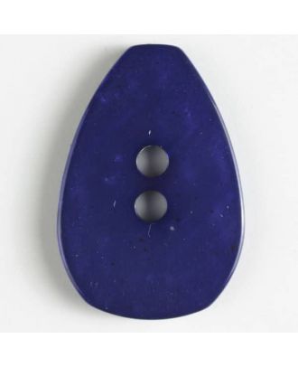 polyester button, oval - Size: 45mm - Color: lilac - Art.No. 450107
