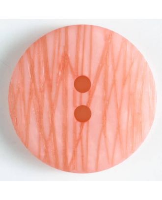 polyester button with laser finish - Size: 30mm - Color: pink - Art.No. 380220