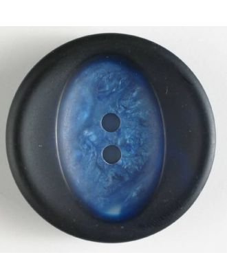 polyester button with structure - Size: 34mm - Color: navy blue - Art.No. 400120