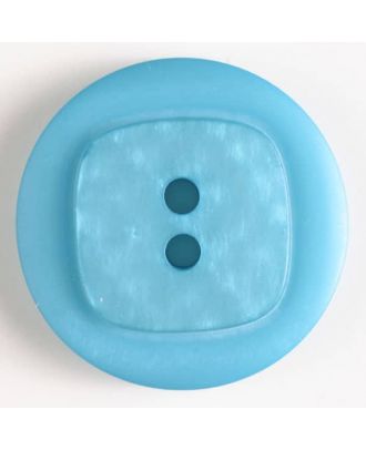 polyester button - Size: 25mm - Color: blue - Art.No. 370454