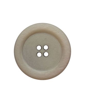 polyester button round shape with matt surface and 4 holes - Size: 28mm - Color: brown - Art.No.: 385100