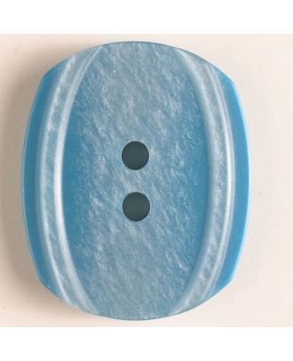 2-hole polyester button - Size: 34mm - Color: blue - Art.No. 400124