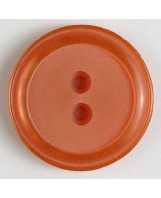polyester button - Size: 30mm - Color: orange - Art.No. 380282