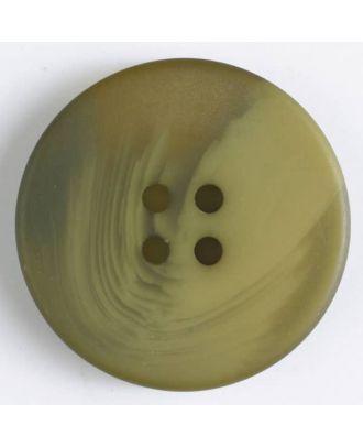 polyester button with 4 holes - Size: 19mm - Color: green - Art.No. 330814