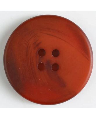 polyester button with 4 holes - Size: 19mm - Color: orange - Art.No. 330817