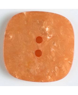 polyester button with holes - Size: 25mm - Color: orange - Art.No. 370639