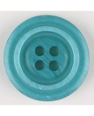 polyester buttons with 4 holes - Size: 28mm - Color: green - Art.No. 380319