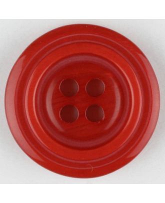 polyester buttons with 4 holes - Size: 20mm - Color: red - Art.No. 331001