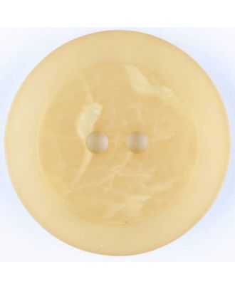 polyester button, round, 2 holes - Size: 23mm - Color: orange - Art.No. 345712