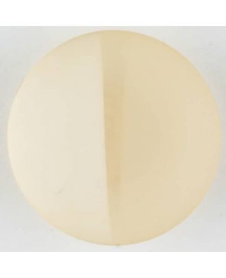 polyester button, round, with shank - Size: 23mm - Color: beige - Art.No. 345731