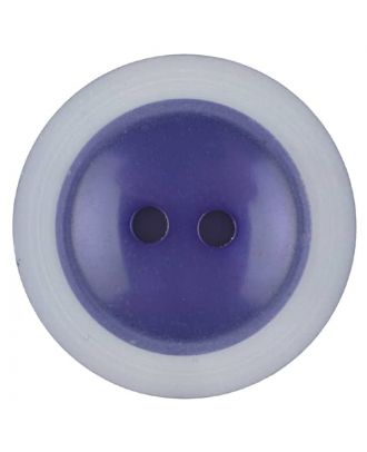 polyester button with 2 holes - Size: 28mm - Color: lilac - Art.No. 387717