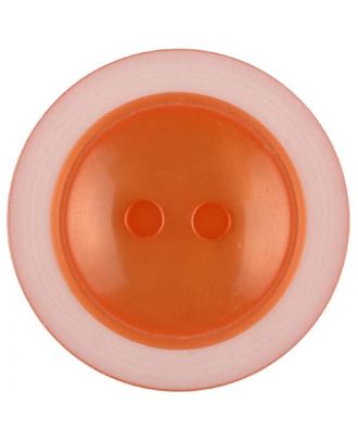 polyester button with 2 holes - Size: 23mm - Color: orange - Art.No. 347712