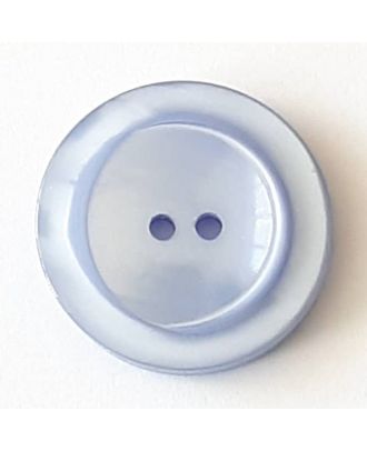 polyester button with 2 holes - Size: 23mm - Color: blue   - Art.No. 348704