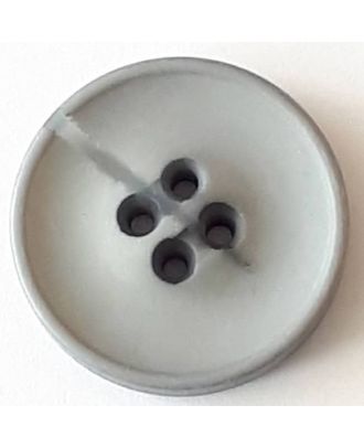 polyester button with 2 holes - Size: 20mm - Color: grey - Art.No. 338700
