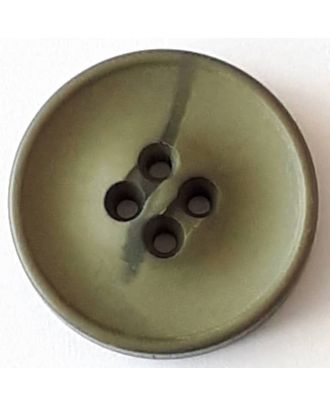 polyester button with 2 holes - Size: 30mm - Color: green - Art.No. 388707