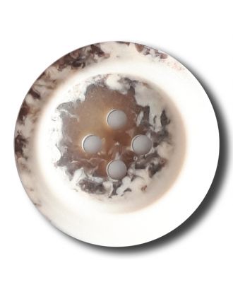 polyester  button with 2 holes - Size: 20mm - Color: beige - Art.No. 331144