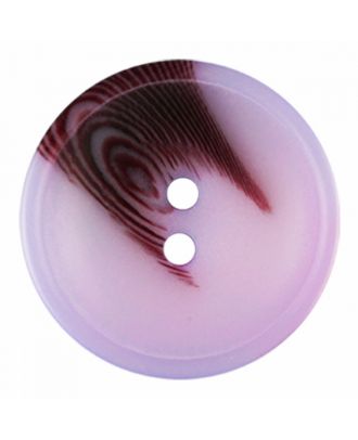 polyester button round shape with matt surface and structure 2 holes - Size: 30mm - Color: purple - Art.-Nr.: 386816