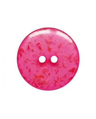 polyester button with 2 holes - Size: 18mm - Color: pink - Art.No.: 313010