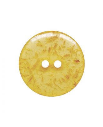 polyester button with 2 holes - Size: 23mm - Color: gelb - Art.No.: 343009