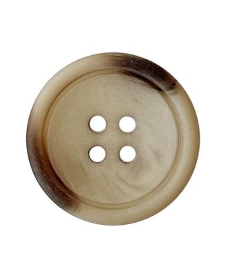 polyester button round shape with matt surface and 4 holes - Size: 20mm - Color: beige - Art.No.: 333121