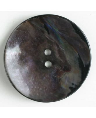 natural pearl button - Size: 30mm - Color: grey - Art.-Nr.: 470016