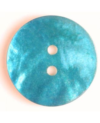 natural pearl button - Size: 23mm - Color: blue - Art.-Nr.: 360476