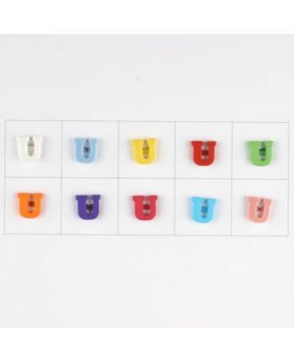 letter U, 10 mixed colours, 3 buttons per colour - Size: 11mm - Color: mixed: red, pink, orange, lilac, blue, yellow, green, white, light blue,rose - Art.-Nr.: 181353