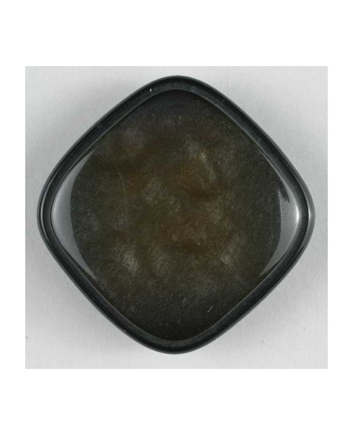 fashion button - Size: 19mm - Color: brown - Art.-Nr.: 300226 Dill ...